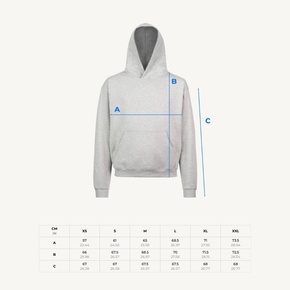 Cropped Hoodie - Vintage Black