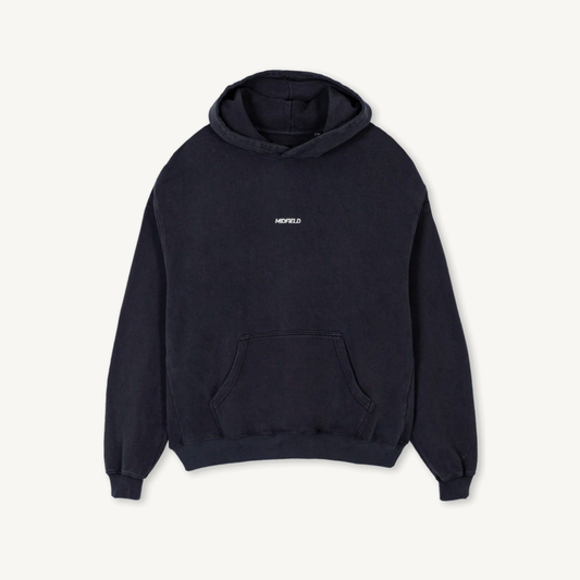 Cropped Hoodie - Vintage Black